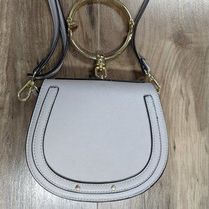 Dove Gray Bracelet Bag Vegan Leather